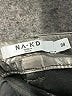 NA-KD 100% Polyurethane Metallic Silver Track Pants Size EU 38 / US 8 - photo 6