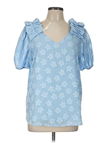 Material Girl Short Sleeve Blouse (view 1)