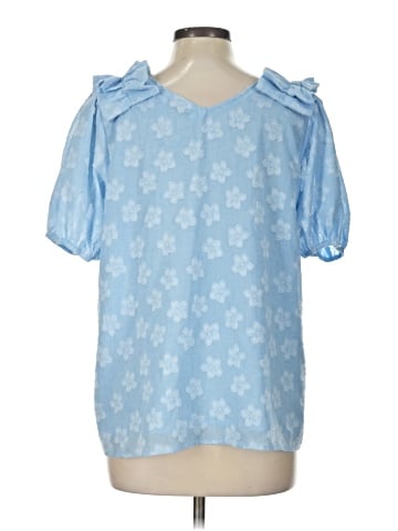 Material Girl Short Sleeve Blouse (view 2)