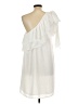 CeCe 100% Polyester White Cocktail Dress Size L - photo 2