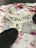 Main Strip 100% Cotton Floral White Romper Size S - photo 4