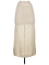 MNG Metallic Ivory Formal Skirt Size S - photo 1