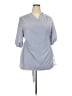 Universal Standard 100% Polyester Blue 3/4 Sleeve Blouse Size 18 (M) - photo 1