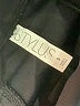 Stylus Solid Black Casual Pants Size S - photo 3