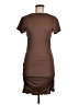 Shein Solid Brown Casual Dress Size 6 - photo 1