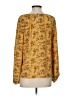 Yarn & Sea 100% Polyester Yellow Long Sleeve Blouse Size S - photo 2