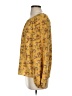 Yarn & Sea 100% Polyester Yellow Long Sleeve Blouse Size S - photo 5