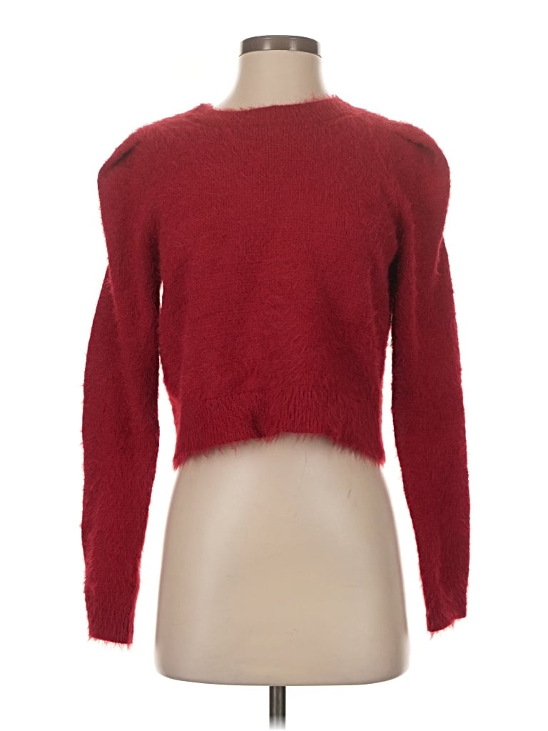 Click to view more detailed imagery on our partner's website Pre-owned Lovers & Friends Pullover Sweater In Red