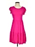 Assorted Brands Solid Pink Casual Dress Size XS - photo 1