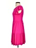 Assorted Brands Solid Pink Casual Dress Size XS - photo 5