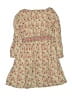 Assorted Brands 100% Viscose Floral Tan Dress Size 7 - photo 2