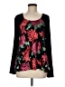 Hazel Black Long Sleeve Blouse Size M - photo 1
