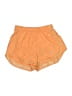 Nike 100% Polyester Solid Orange Athletic Shorts Size XS - photo 1