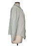 ACOA collection Metallic Silver Long Sleeve Blouse Size M - photo 4
