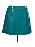 Express Solid Teal Casual Skirt Size 8 - photo 1