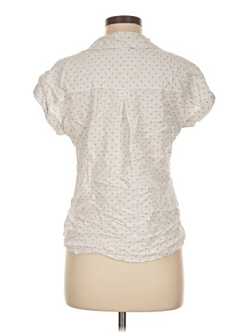 Cosmic Blue Love Short Sleeve Blouse (view 2)