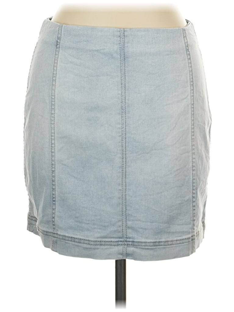 Pre-owned Wild Fable Denim Skirt In Blue