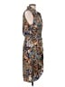 Drew 100% Polyester Paisley Blue Casual Dress Size L - photo 4