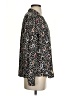 Nic + Zoe Animal Print Black Long Sleeve Blouse Size XS - photo 4