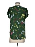 Ann Taylor 100% Polyester Green Short Sleeve Blouse Size XS - photo 2