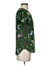 Ann Taylor 100% Polyester Green Short Sleeve Blouse Size XS - photo 4