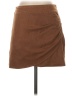 Storia Solid Brown Casual Skirt Size S - photo 1