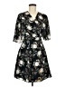 Esley Floral Black Casual Dress Size M - photo 1
