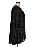 Caslon 100% Polyester Black Long Sleeve Blouse Size L - photo 4