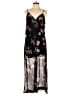 Velvet Heart Floral Black Blue Jumpsuit Size XS - photo 1