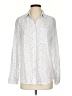 BeachLunchLounge Polka Dots White Long Sleeve Blouse Size S - photo 1