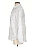 BeachLunchLounge Polka Dots White Long Sleeve Blouse Size S - photo 5