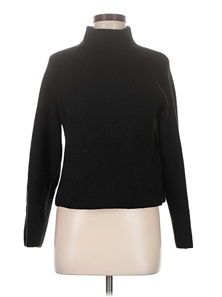 Pre-owned Antonio Melani Turtleneck Sweater In Black