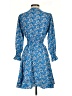 Unbranded 100% Polyester Paisley Blue Casual Dress Size S - photo 2