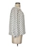 Vince Camuto 100% Polyester Silver 3/4 Sleeve Blouse Size XS - photo 4