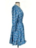 Unbranded 100% Polyester Paisley Blue Casual Dress Size S - photo 4