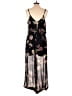 Velvet Heart Floral Black Blue Jumpsuit Size XS - photo 2