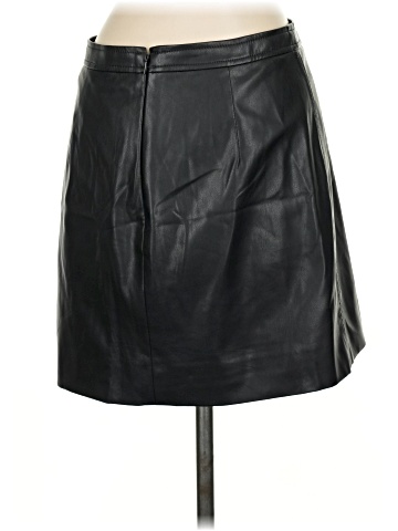 J.Crew Collection Faux Leather Skirt (view 2)