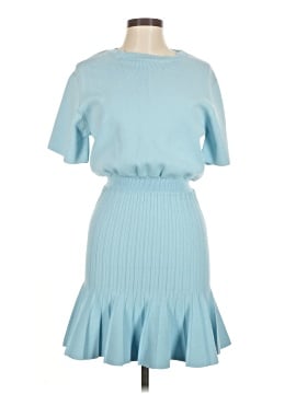 blue pleated zara dress Blue Zone Planet main image 1