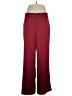 Anne Klein Solid Burgundy Track Pants Size 14 - photo 1