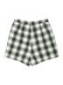 Ethereal Checkered-gingham Gray Shorts Size M - photo 2