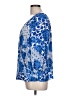 INC International Concepts 100% Polyester Blue 3/4 Sleeve Blouse Size L - photo 5