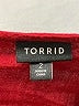 Torrid Burgundy Short Sleeve Blouse Size 2X Plus (2) - photo 6