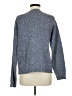 Charter Club 100% Cotton Tweed Blue Pullover Sweater Size M - photo 2