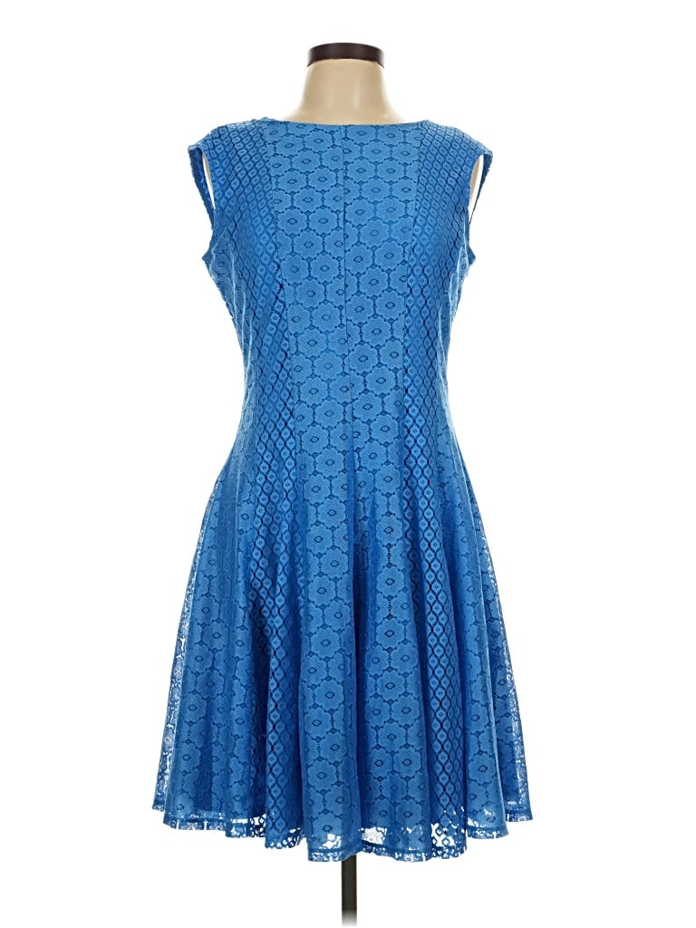 Pre-owned Danny & Nicole Cocktail Dress In Blue