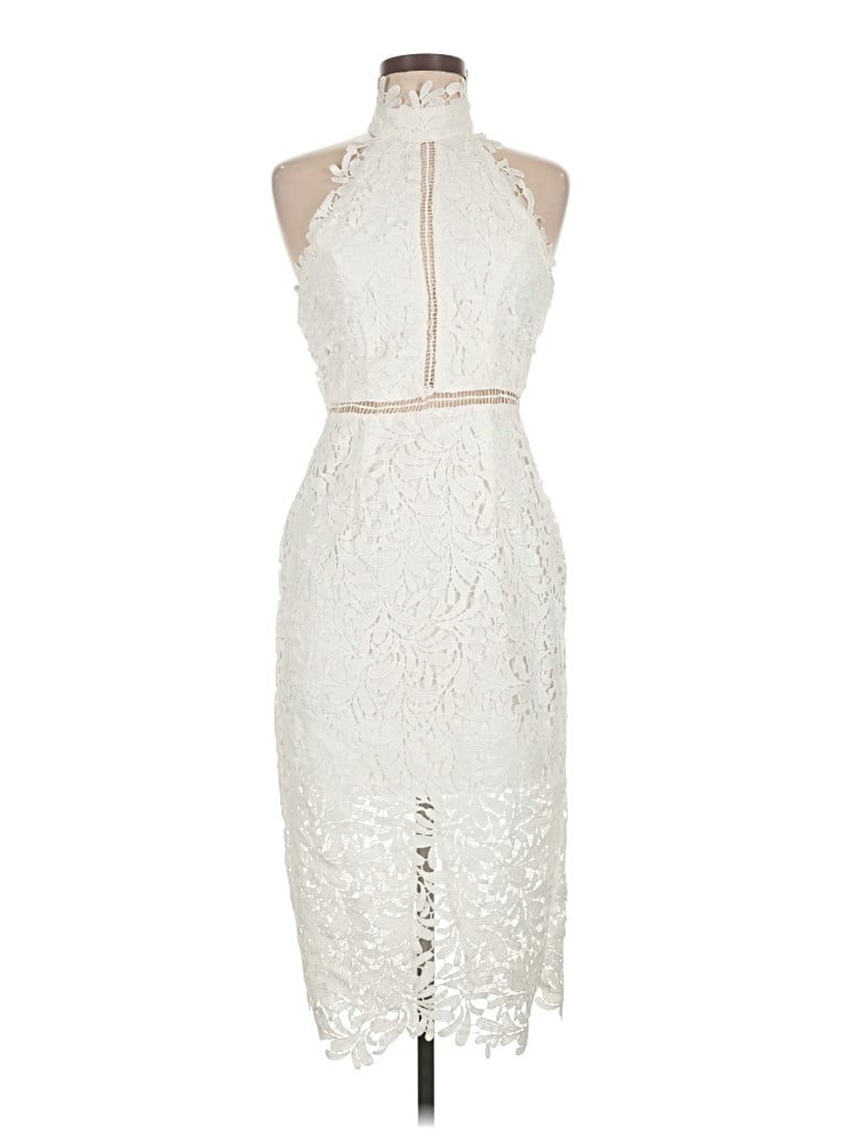 Pre-owned Lulus Cocktail Dress In Ivory