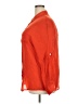 Vintage Blue 100% Polyester Orange Long Sleeve Blouse Size 2X - photo 5