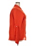 Vintage Blue 100% Polyester Orange Long Sleeve Blouse Size 2X - photo 4