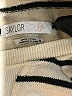 Saylor Stripes Ivory Casual Dress Size XS - photo 7