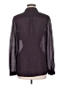 Gap 100% Polyester Purple Long Sleeve Blouse Size M - photo 2