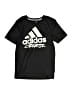 Adidas 100% Polyester Black Active T-Shirt Size 7 - photo 1